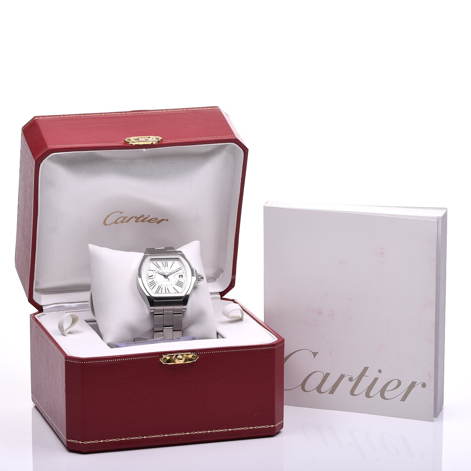 Cartier Stainless Steel 37mm Roadster Automatic Watch 8 of 8