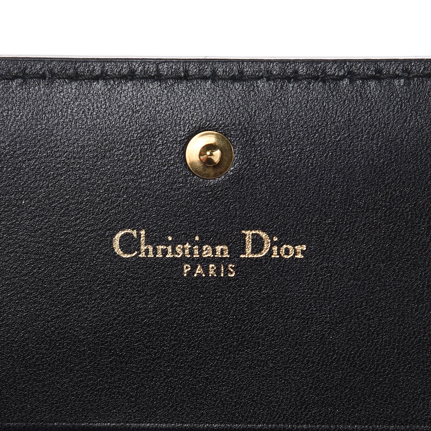 Christian Dior Calfskin DBee Wallet Black 6 of 7