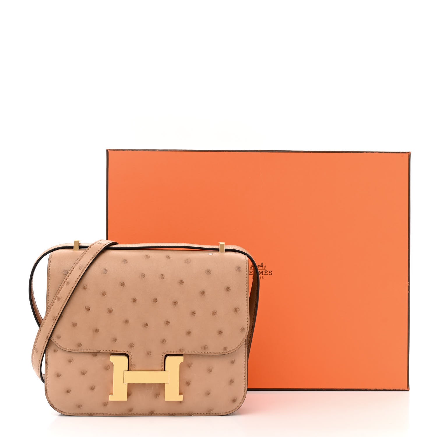 Hermes Ostrich Constance 18 Chai 11 of 11