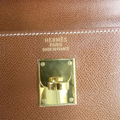 Hermes Epsom Kelly Sellier 35 Gold 8 of 11