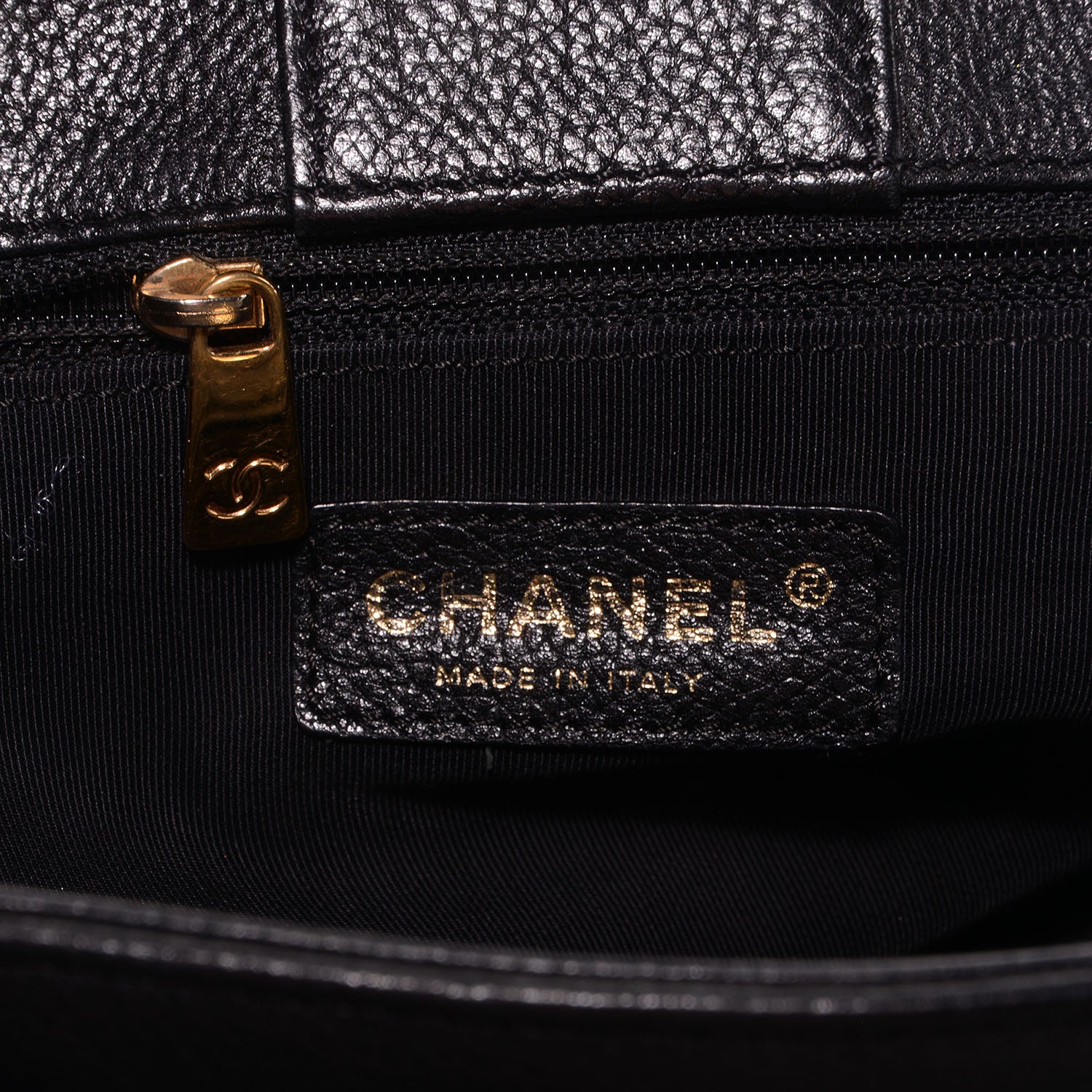 Chanel Calfskin Cerf Shopper Tote Black 6 of 8