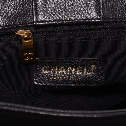 Chanel Calfskin Cerf Shopper Tote Black 6 of 8