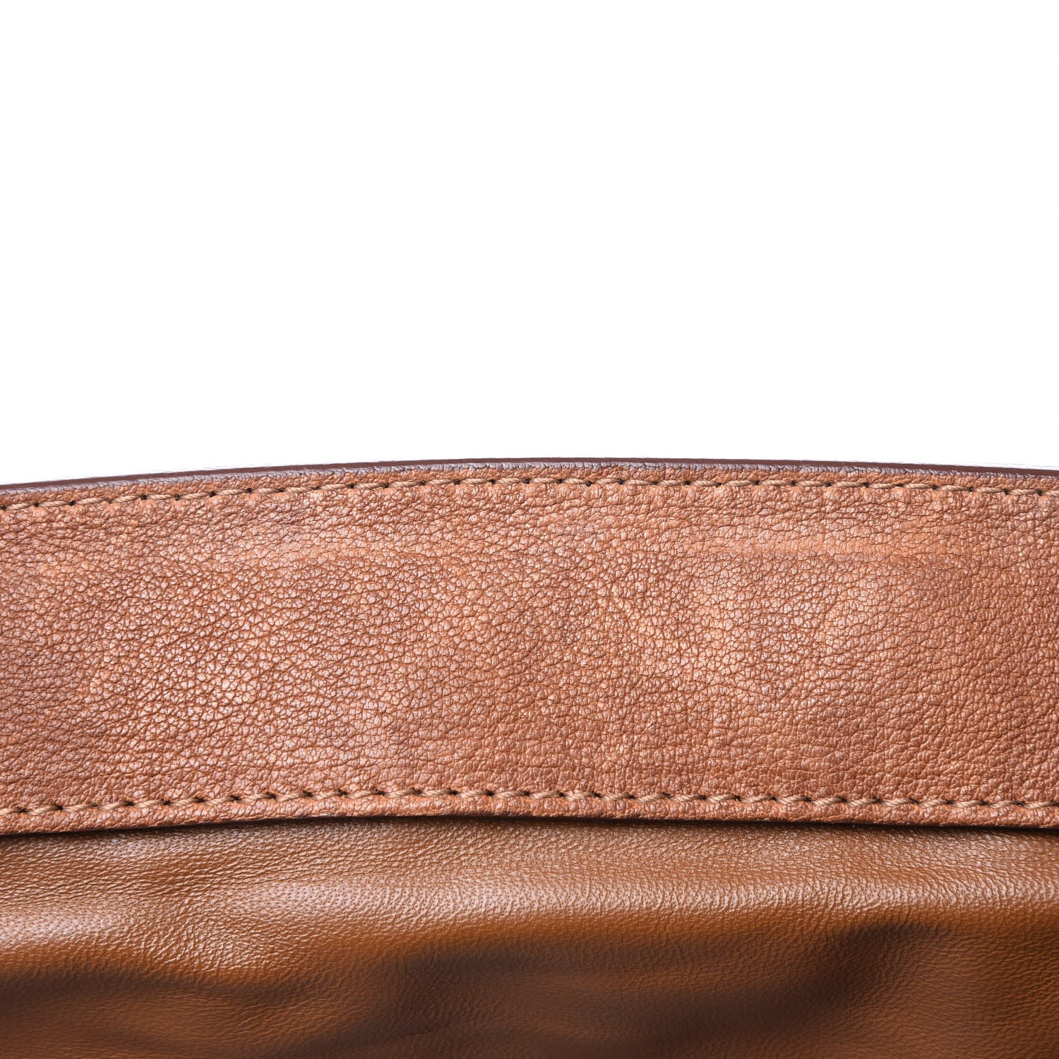Prada Washed Buffalo Frame Bag Brandy 9 of 11
