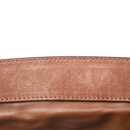 Prada Washed Buffalo Frame Bag Brandy 9 of 11