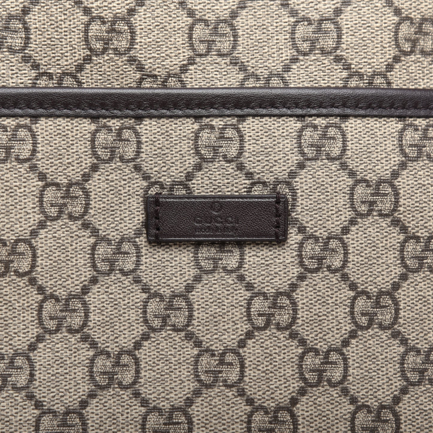 GG Supreme Monogram Medium Joy Tote Dark Brown