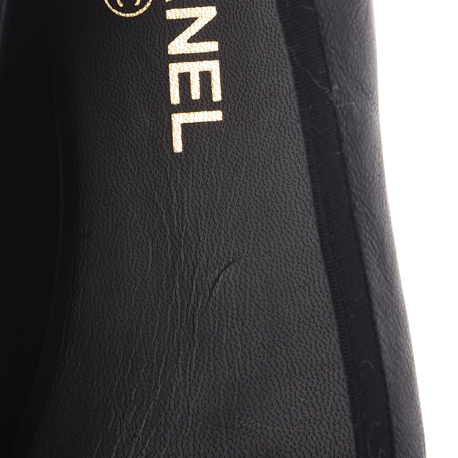 Chanel Lambskin Camellia Mocassin Loafers 37 Dark Grey 8 of 9