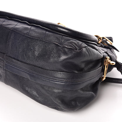 Chloe Sheepskin Stitched Medium Paraty Navy 11 of 14