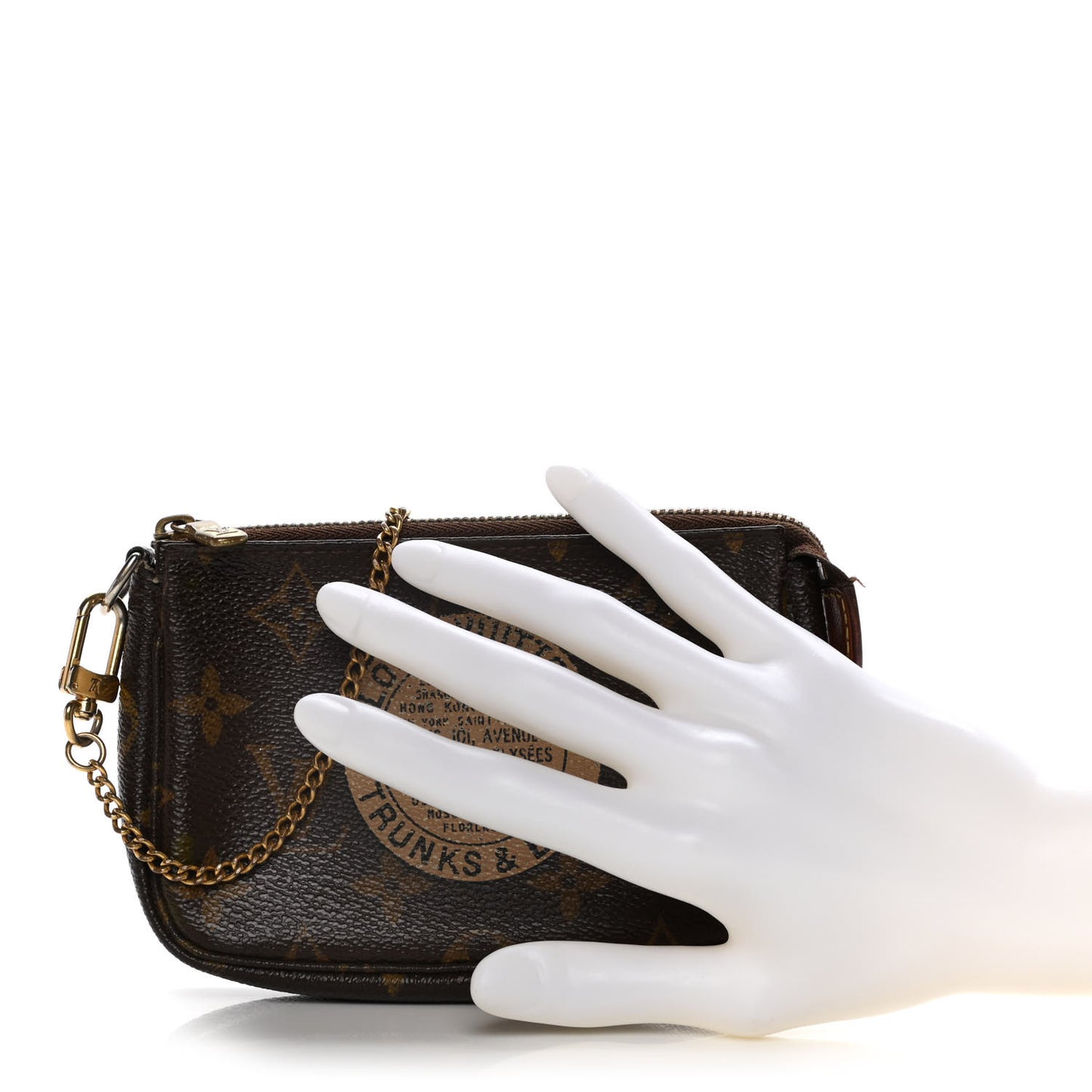 Monogram Complice Trunks and Bags Mini Pochette Accessories Beige