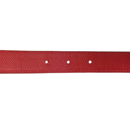 Hermes Epsom Swift 24mm Belt Strap 90 Magnolia Rouge Casaque 6 of 8