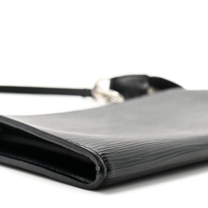 Louis Vuitton Epi Pochette Accessories 24 Black 7 of 10