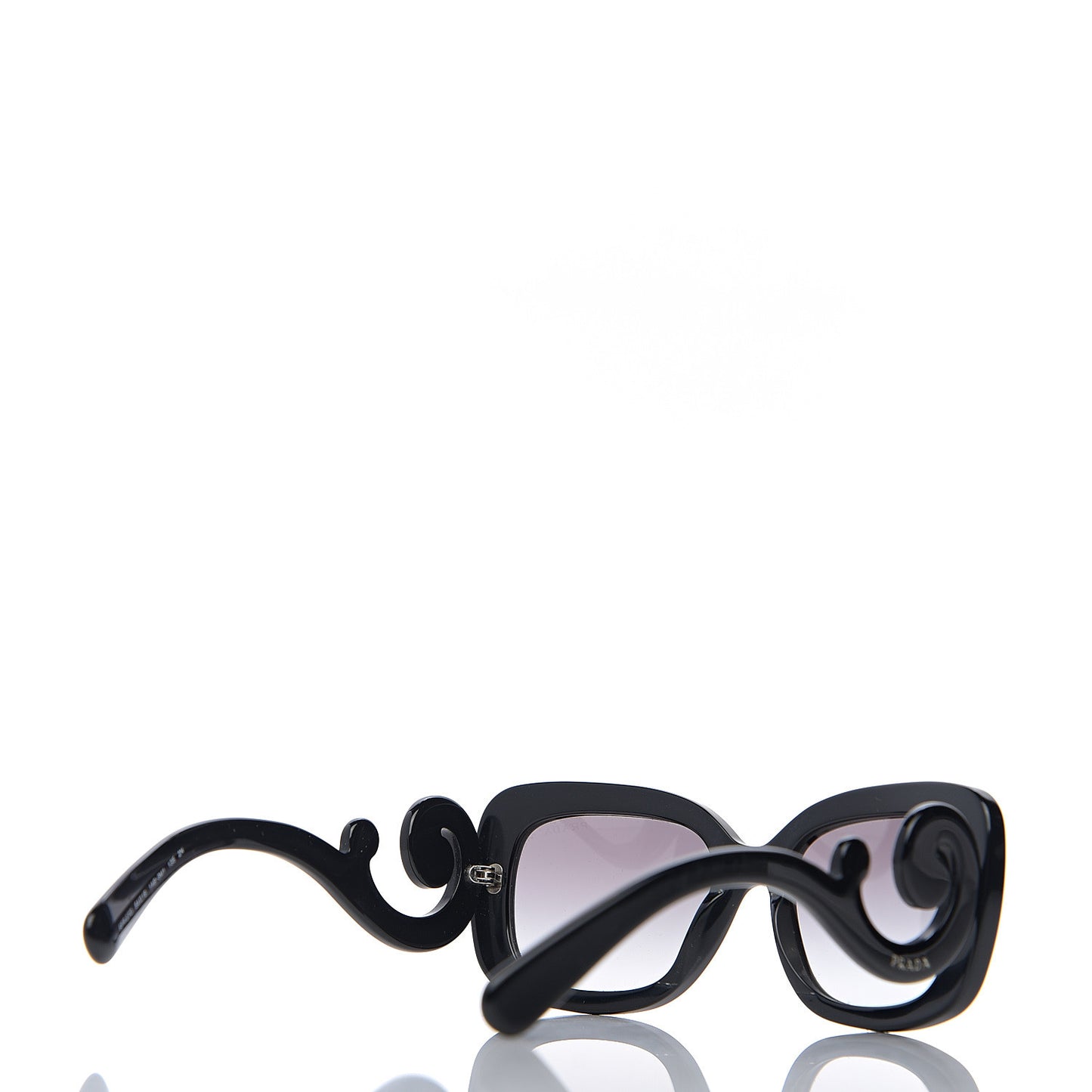 Acetate Baroque Sunglasses SPR 27O Black