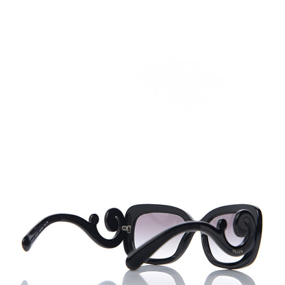 Prada Acetate Baroque Sunglasses SPR 27O Black 4 of 8