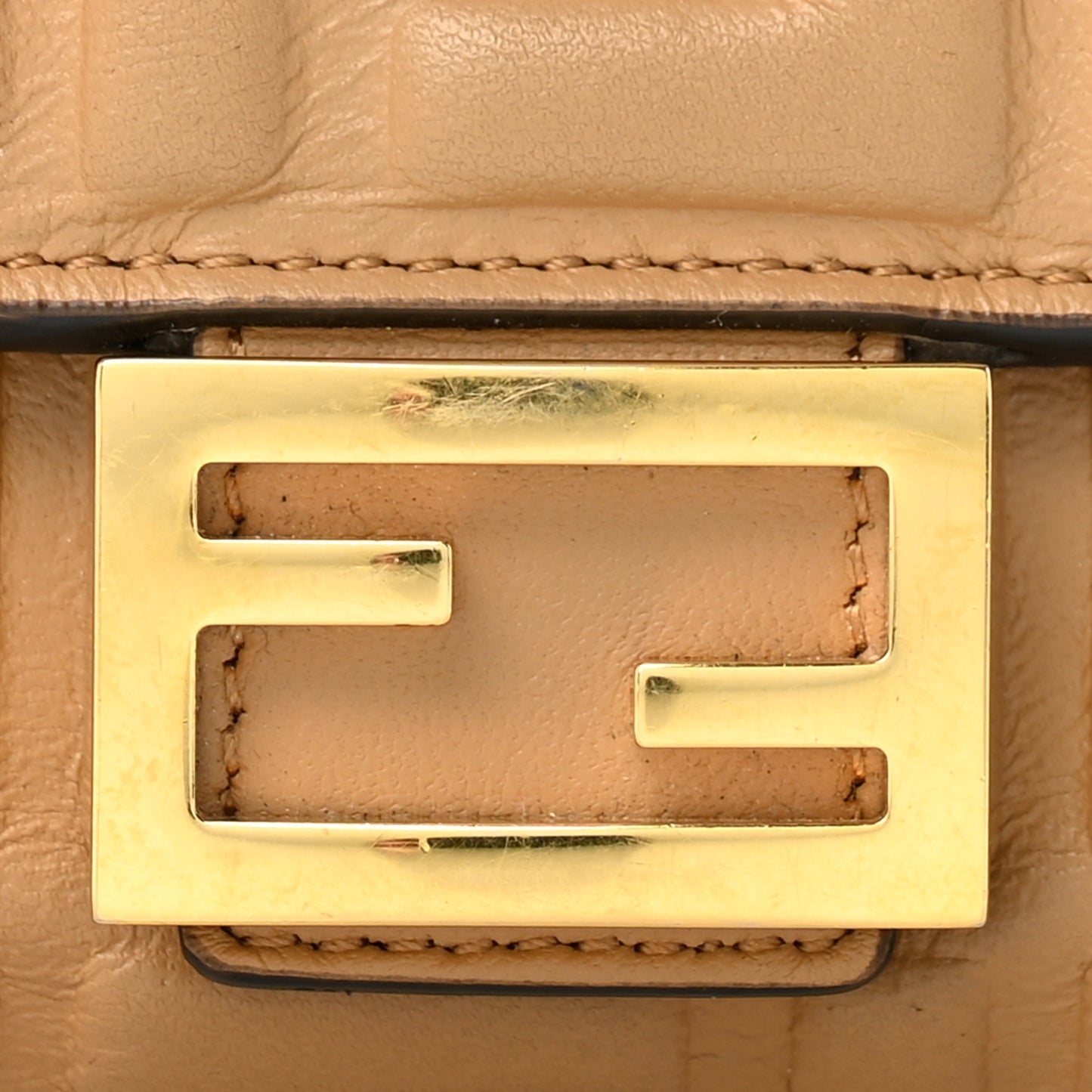 Nappa Matisse FF Embossed Continental Wallet Miele Scuro