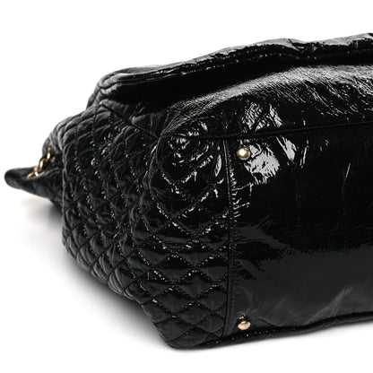 Chanel Vinyl XXL Rock and Chain Flap Black 8 of 9