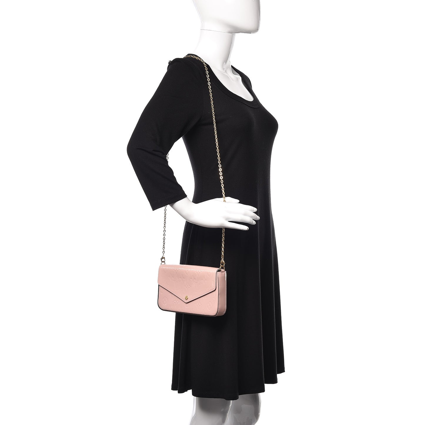 Vernis Felicie Chain Wallet Rose Ballerine