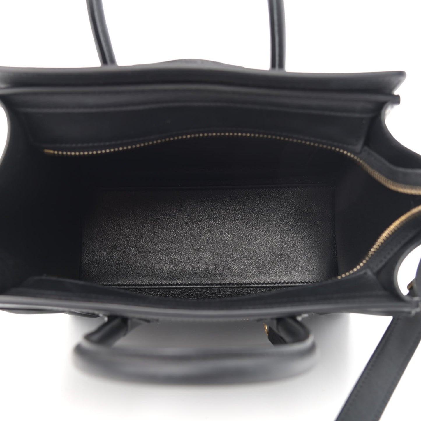 Smooth Calfskin Nano Luggage Black