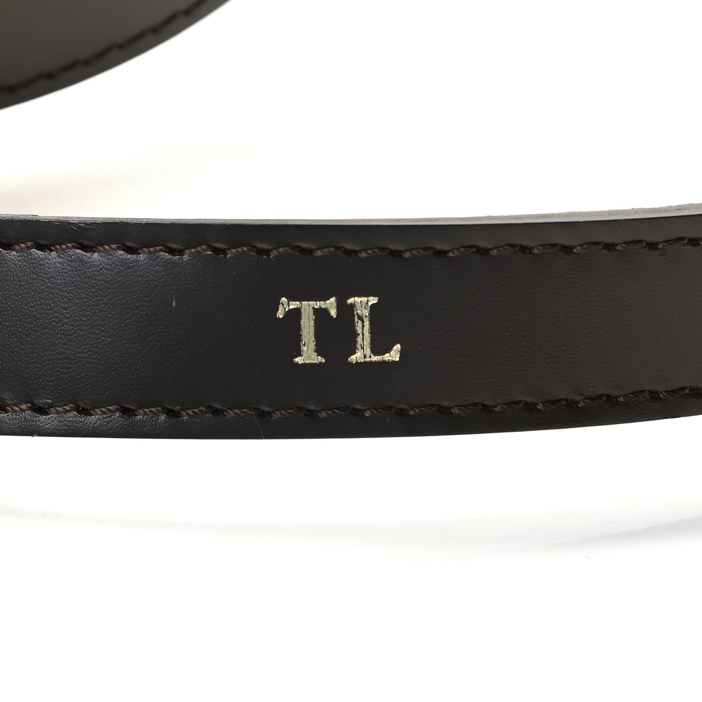 Calfskin Adjustable Bandouliere Shoulder Strap Brown