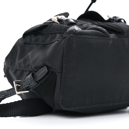 Prada Nylon Vela Mini Crossbody Backpack Black 9 of 10