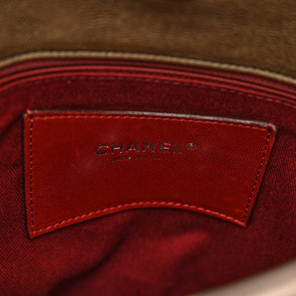 Chanel Calfskin Large Just Mademoiselle Bowling Bag Beige 7 of 10
