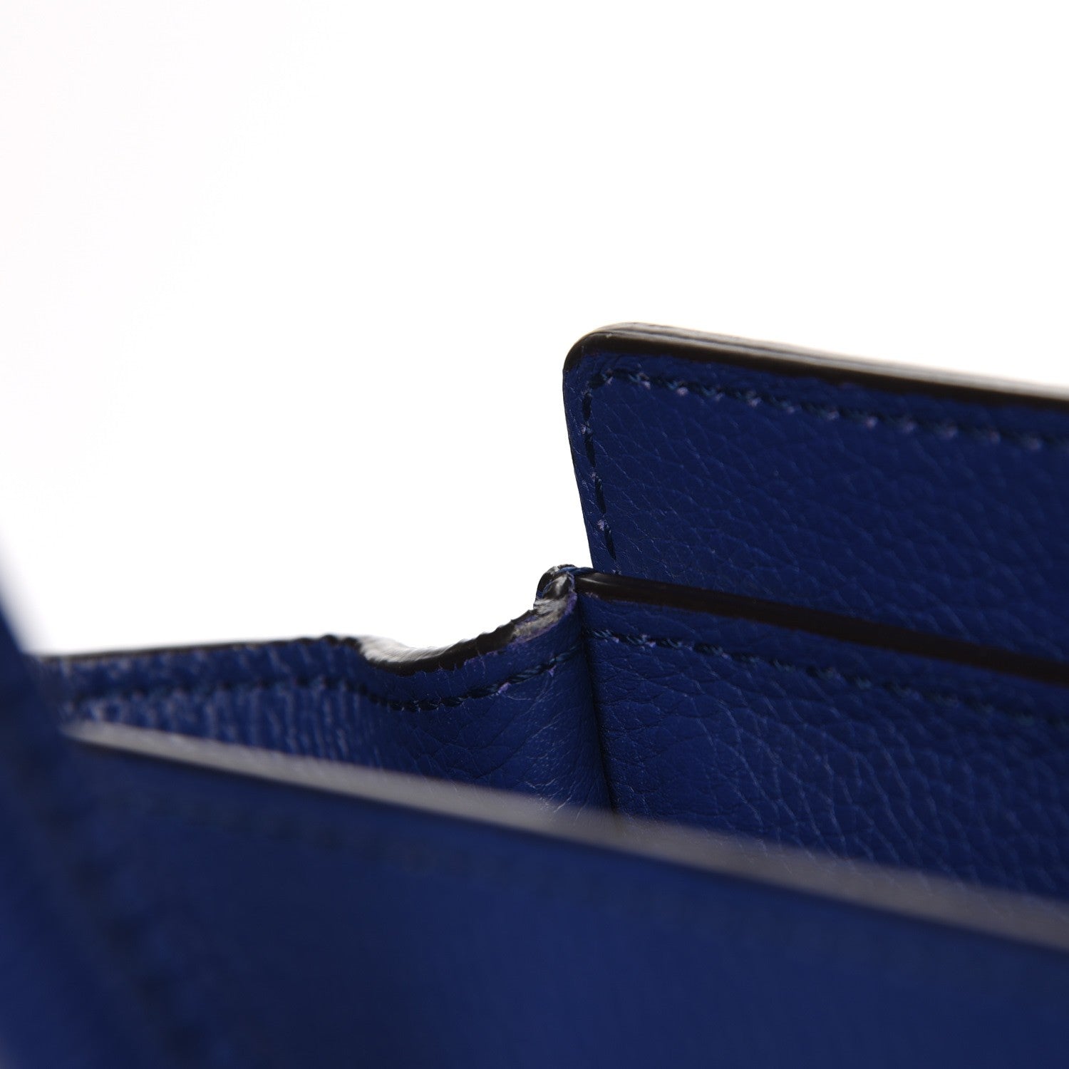Celine Drummed Calfskin Micro Luggage Indigo 9 of 9
