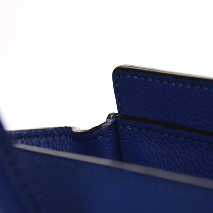 Celine Drummed Calfskin Micro Luggage Indigo 9 of 9