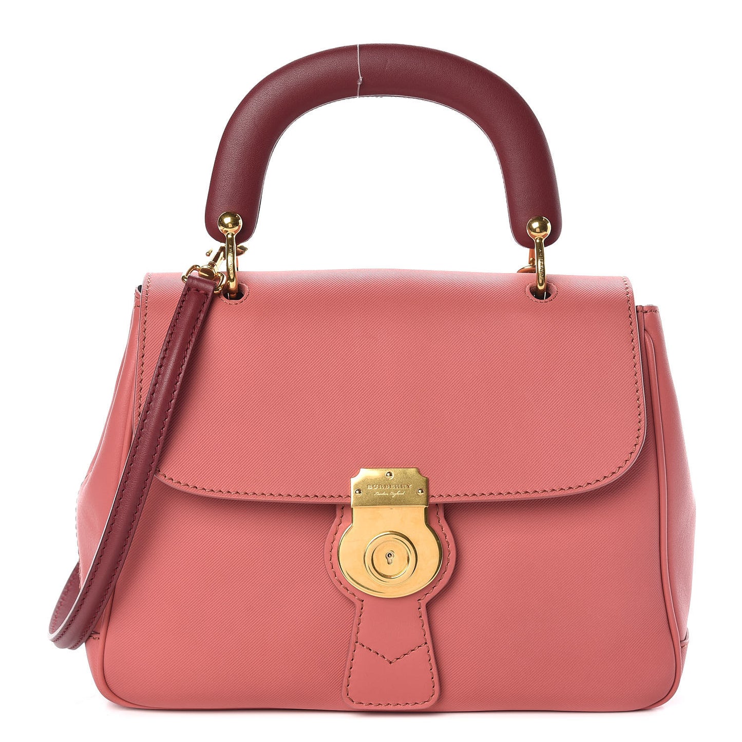 Trench Calfskin Medium DK88 Top Handle Bag Blossom Pink