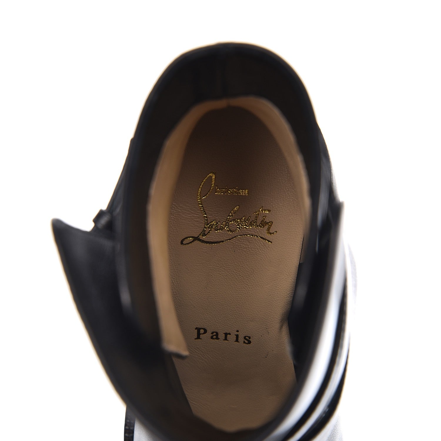 Christian Louboutin Calfskin Karistrap 70 Ankle Boots 34.5 Black 6 of 8