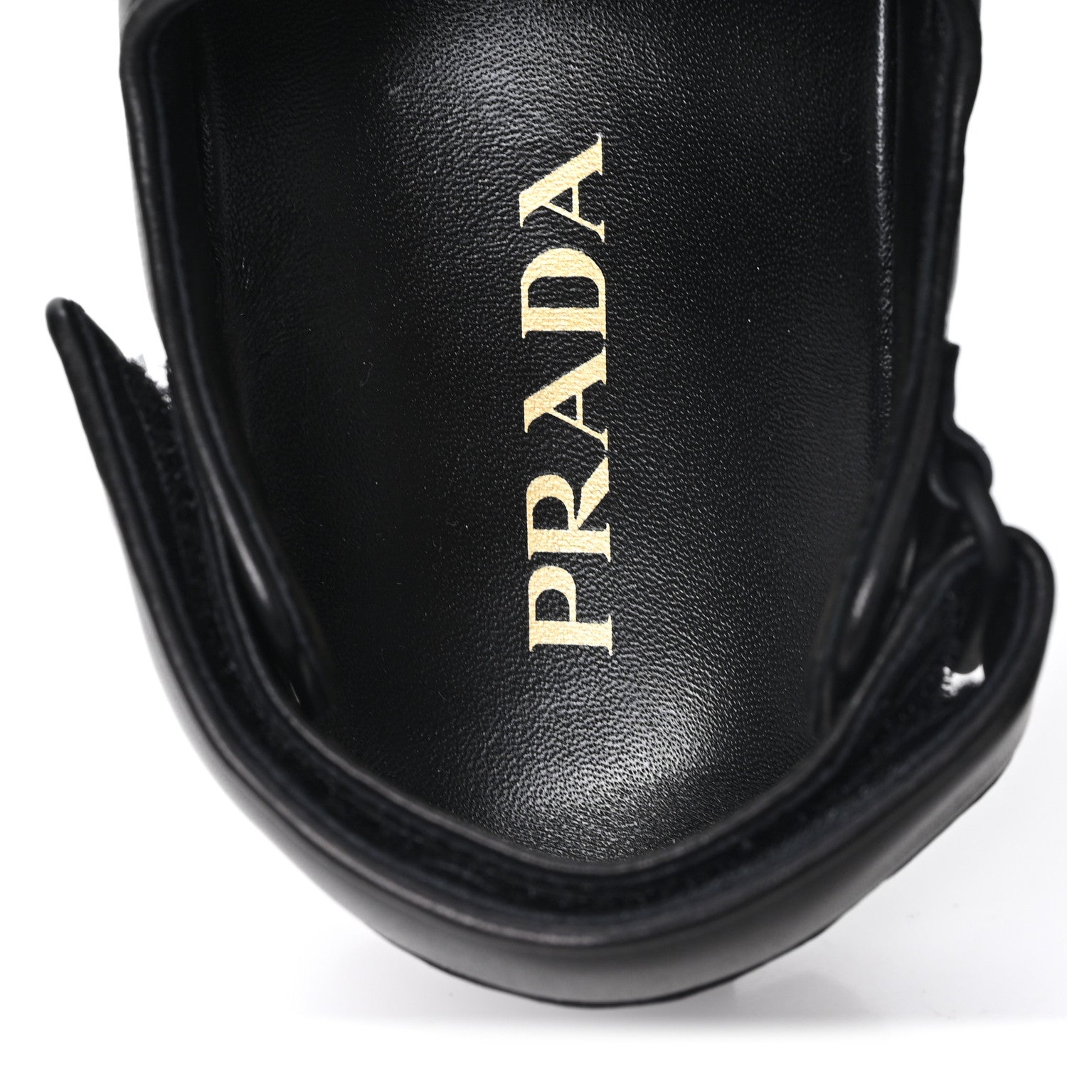 Prada Nappa Quilted Padded Slingback Sandals 37 Black 8 of 10