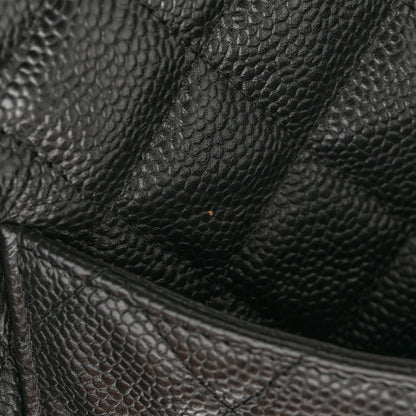 Chanel Caviar Quilted Medium Slide Pouch Black 12 of 13