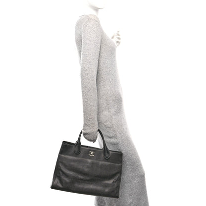 Chanel Caviar Medium Cerf Executive Shopper Tote Black 2 of 10