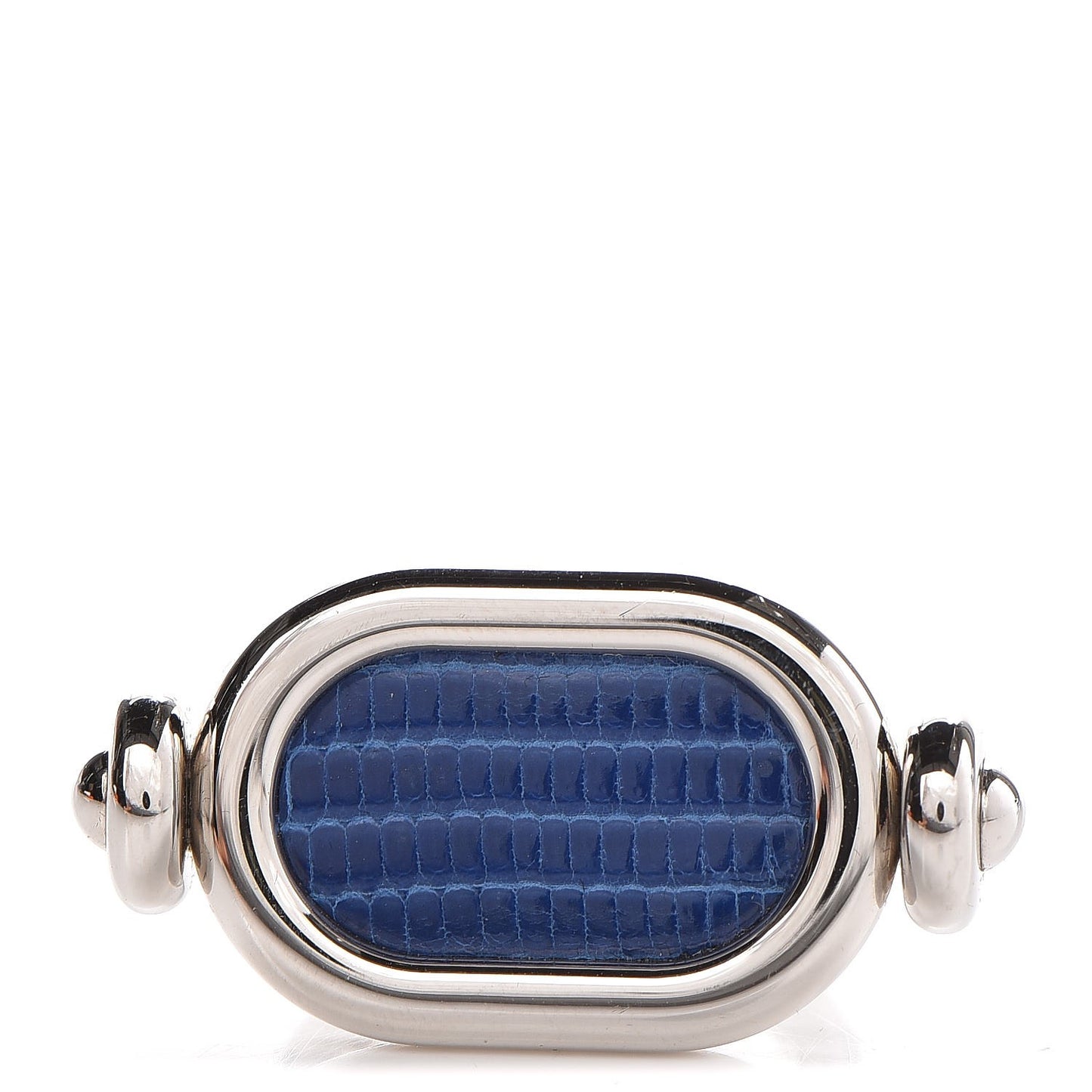 Palladium Lizard Odyssee Ring 52 6.25 Bleu Sapphire