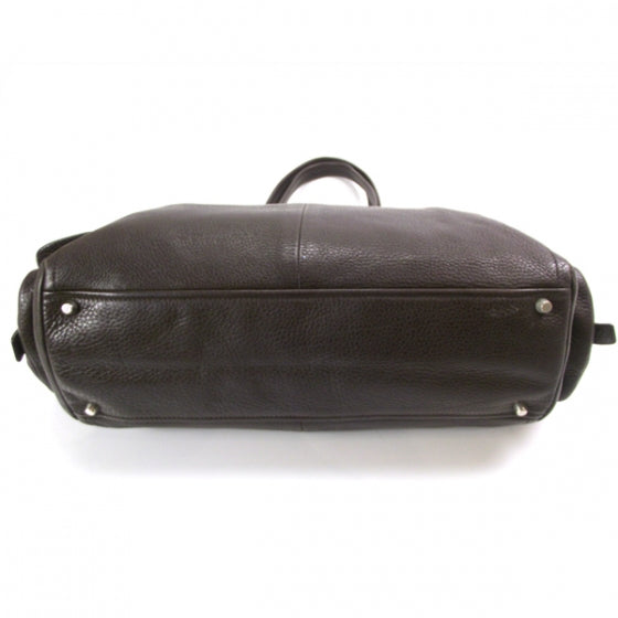 Prada Vitello Daino Tote Brown 4 of 11