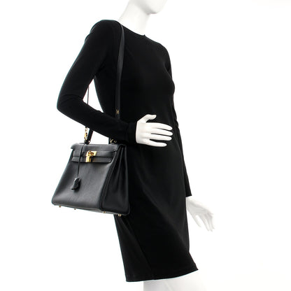 Hermes Togo Kelly Retourne 32 Black 2 of 8