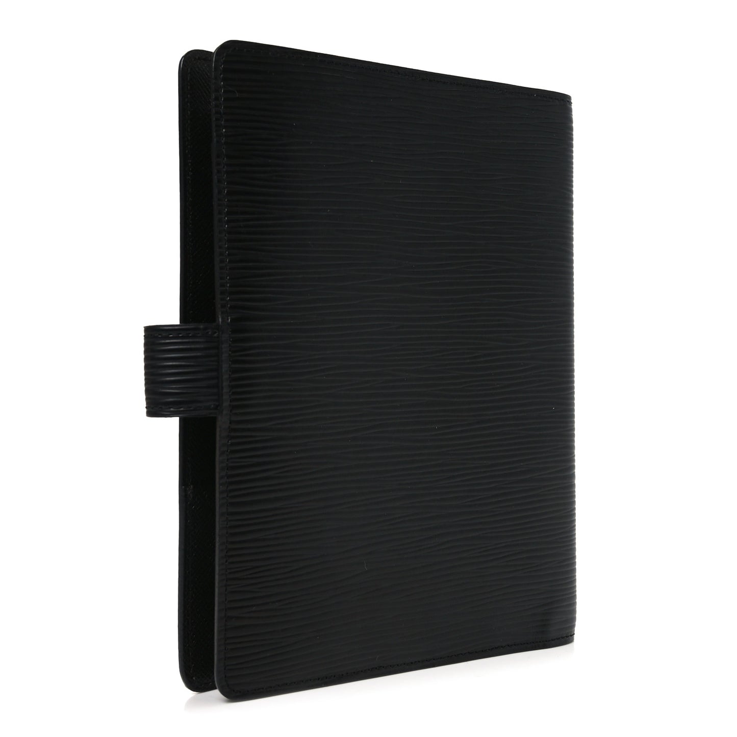 Epi Medium Ring Agenda Cover Black