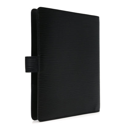 Louis Vuitton Epi Medium Ring Agenda Cover Black 3 of 6