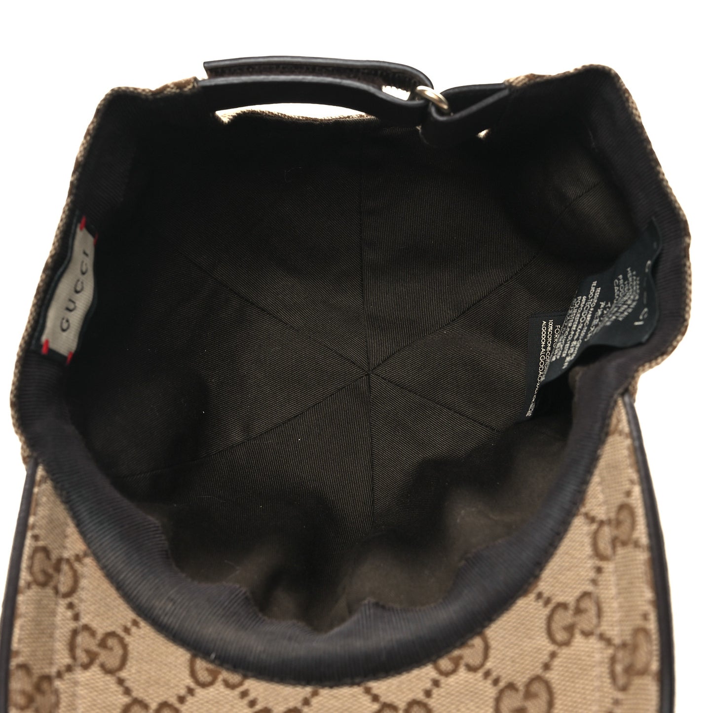Monogram Web Baseball Hat L Beige Cocoa