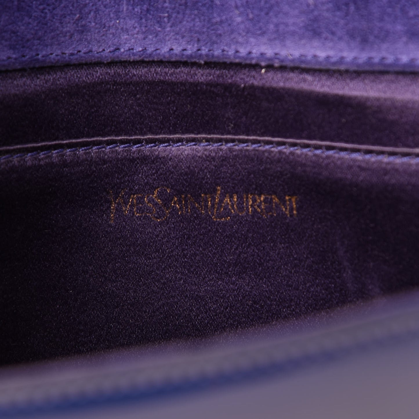 Patent Calfskin Monogram Large Belle De Jour Clutch Royal Blue