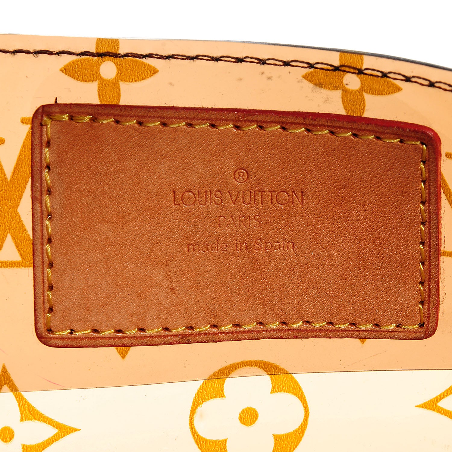 Louis Vuitton Vinyl Cabas Sac Ambre MM 8 of 10