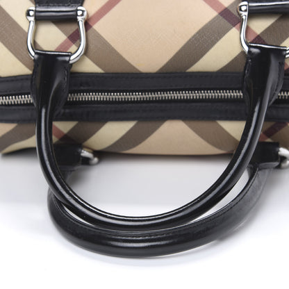 Burberry Nova Check Bowling Bag Black 12 of 14