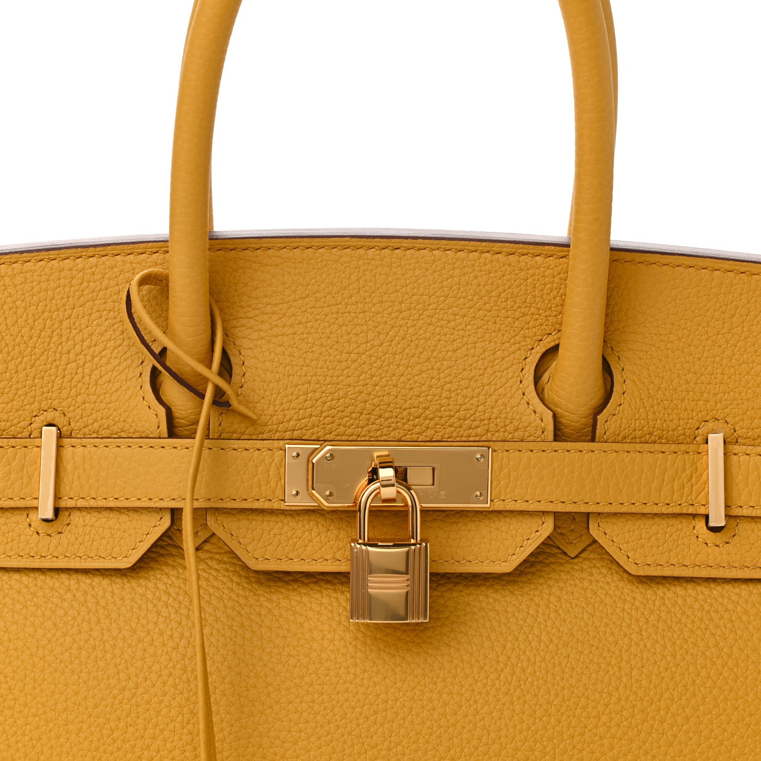 Hermes Togo Birkin 30 Jaune Ambre 8 of 11