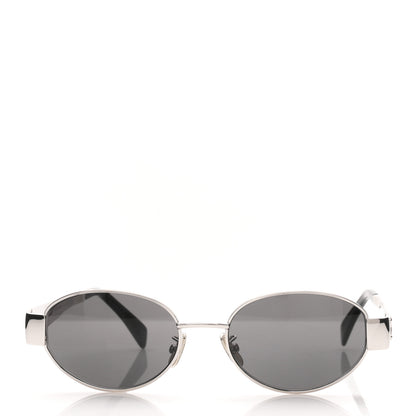 Celine Metal Triomphe 01 Sunglasses CL40235U Silver Black 2 of 7
