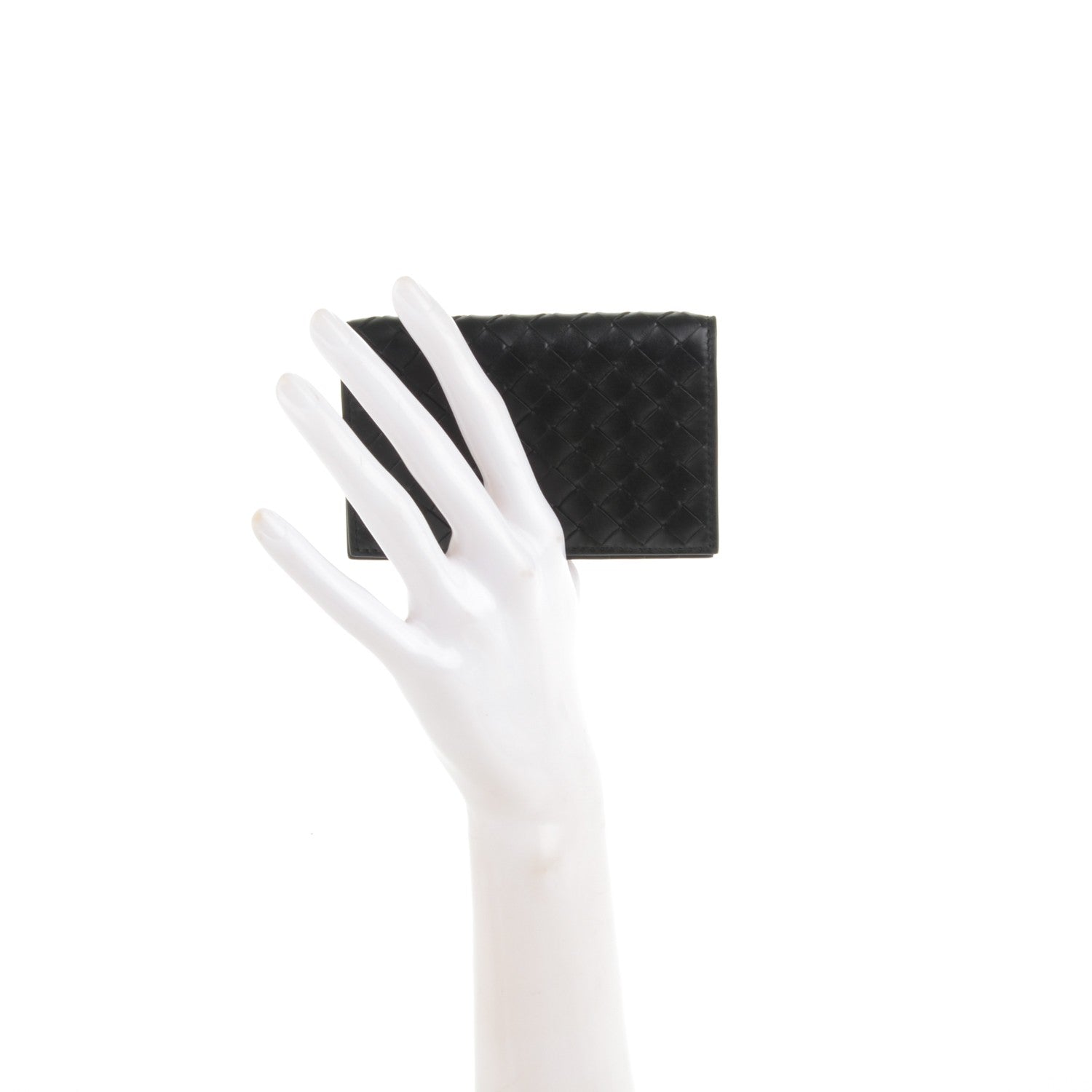 Bottega Veneta Intrecciato VN Card Case Nero Black 2 of 7