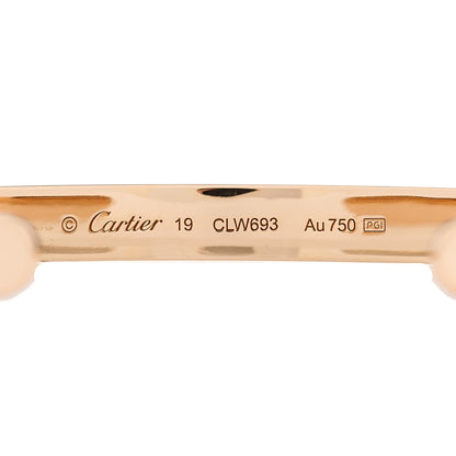 Cartier 18K Pink Gold LOVE Cuff Bracelet 19 3 of 3