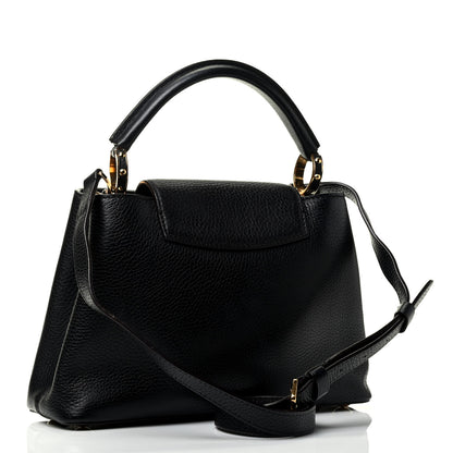 Louis Vuitton Taurillon Capucines BB Black 2 of 4