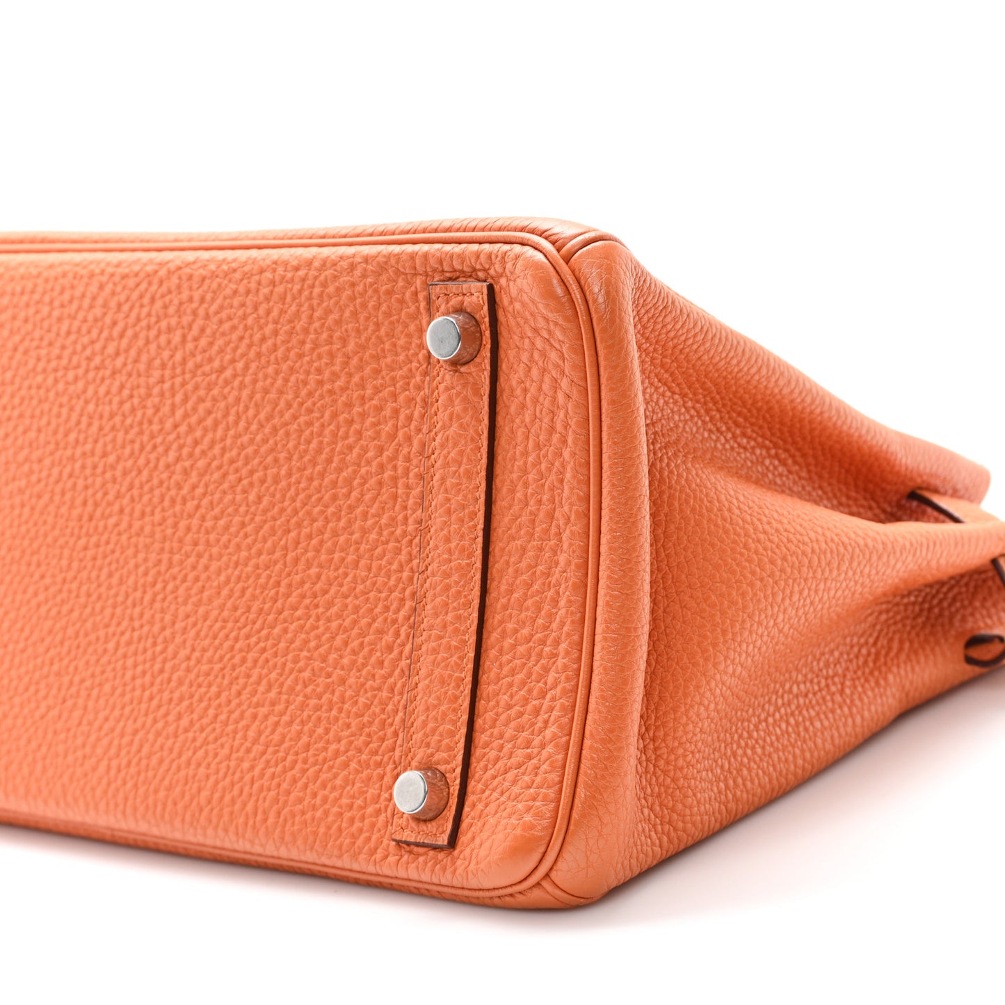 Taurillon Clemence Birkin 30 Orange