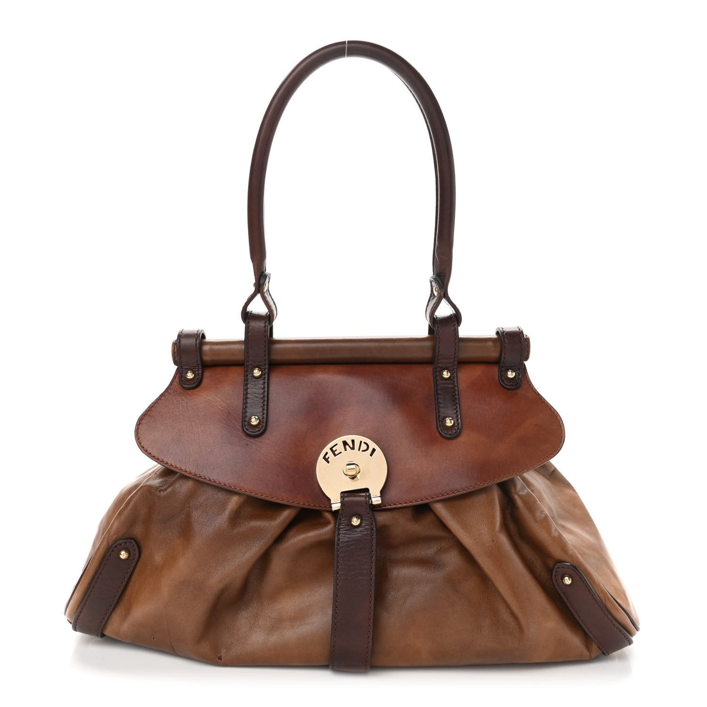 Calfskin Medium Magic Bag Brown
