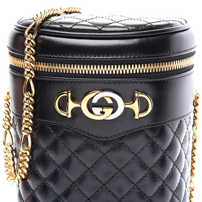Gucci Calfskin Trapuntata Zumi Belt Bag Black 13 of 14
