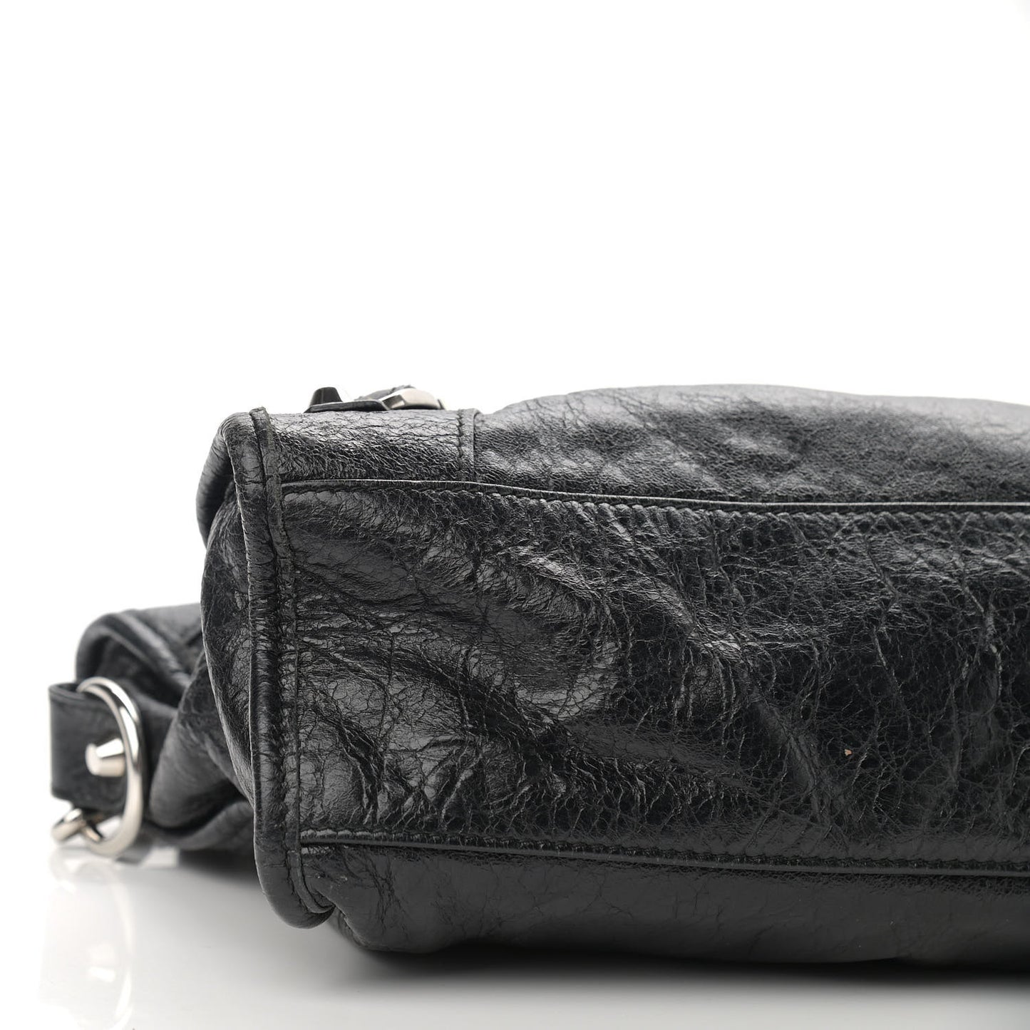 Agneau Classic Silver Hardware S City Black