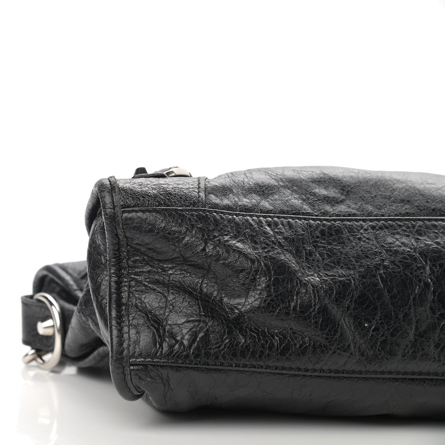 Balenciaga Agneau Classic Silver Hardware S City Black 9 of 12
