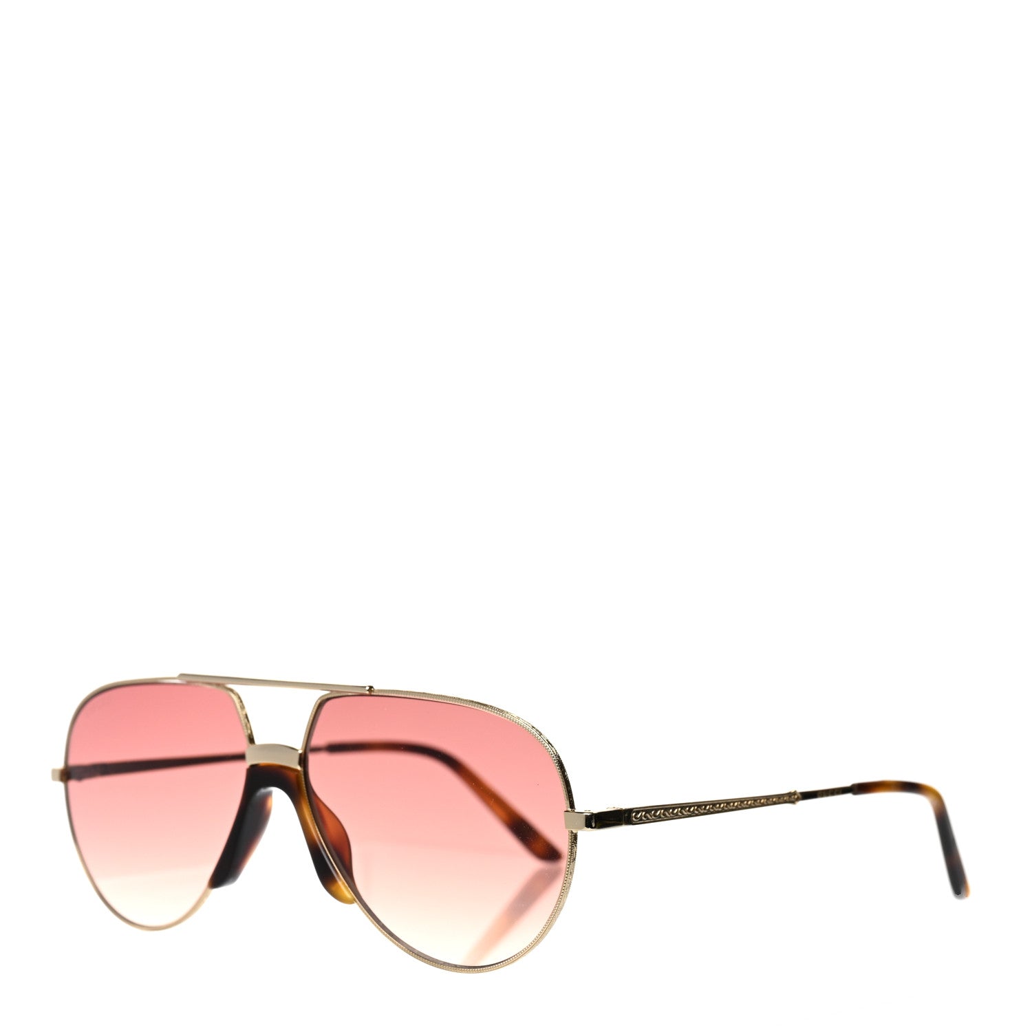Gucci Aviator Sunglasses GG0432S Gold 1 of 7
